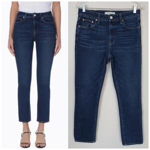 Trave Irina Take It Easy High Rise Ankle Jeans Blue Size 28